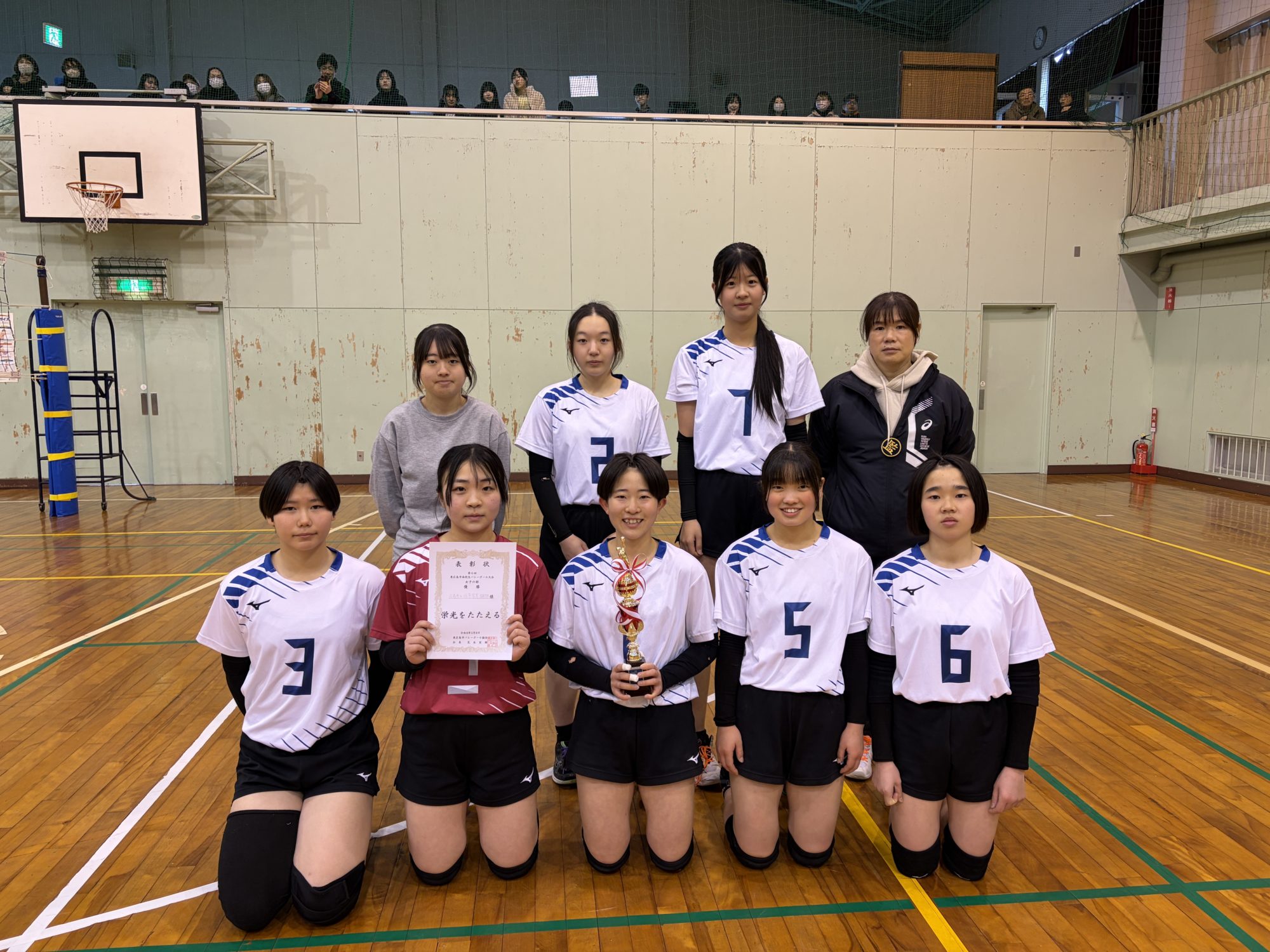 第7回高校生大会　女子優勝西条農業